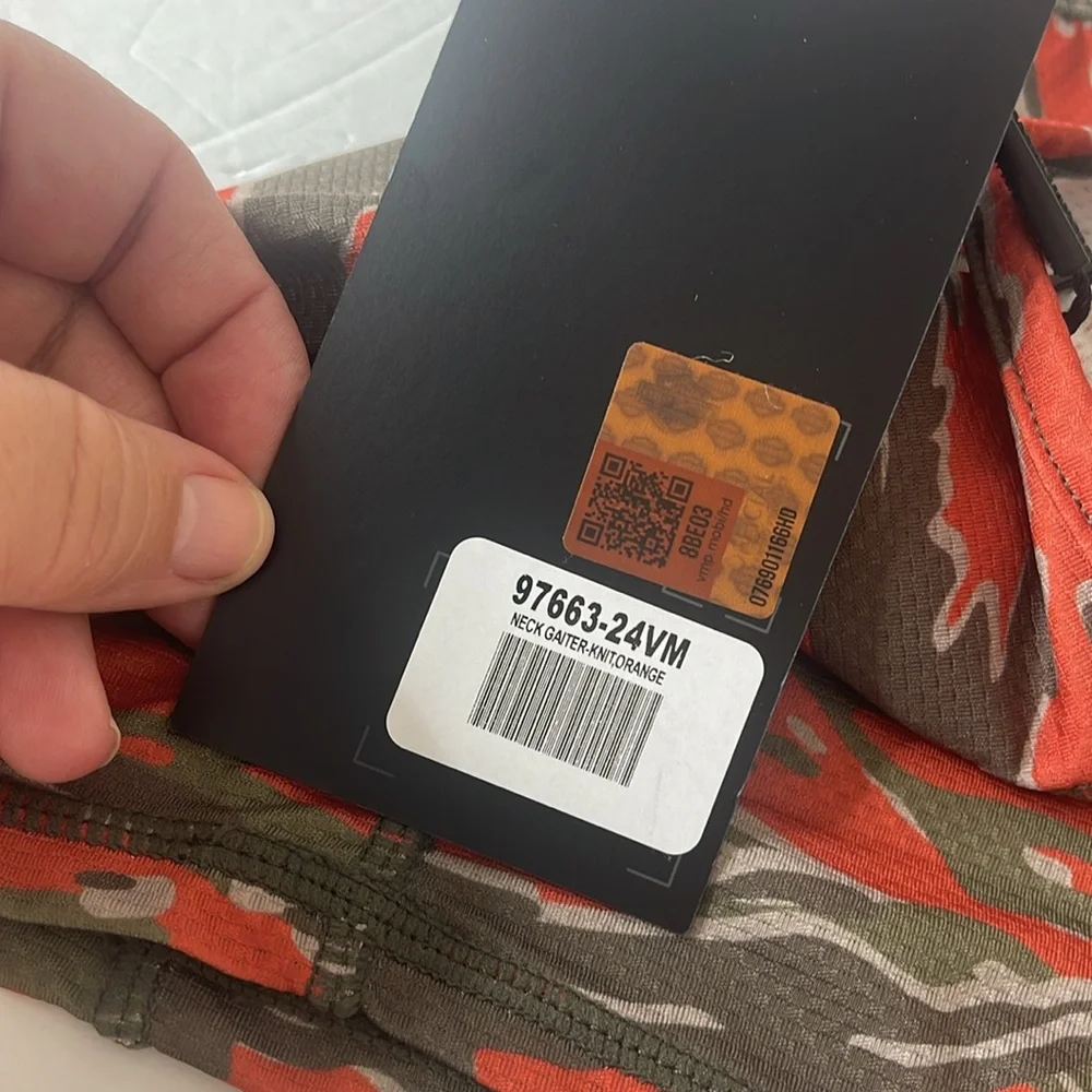 Harley-Davidson Modern Camo Neck Gaitor Vintage Orange